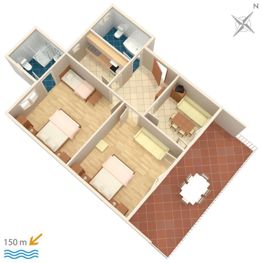 Apartments By The Sea Podaca, Makarska - 2576 Extérieur photo